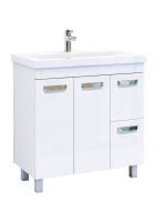 Тумба под раковину напольная VIGO Plaza 80 tn.PLA.MIR.80.2D.2Y