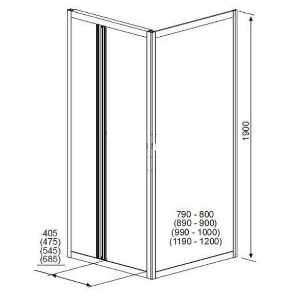 Боковая стенка Radaway Treviso S 32423-01-01N