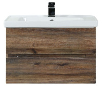 База под раковину напольная Art&max AM-Techno-900-2C-SO-LW646 Дуб бомонд Лофт
