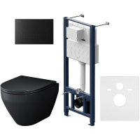 Комплект унитаза с инсталляцией Am.Pm Spirit V2.0 FlashClean IS47038.701700MB