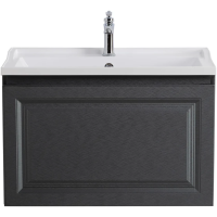 Тумба под раковину Cezares GIUBILEO-N-80-1C-SO-TIT-P титан матовый