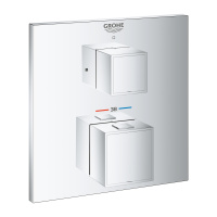 Термостат для душа GROHE Grohtherm Cube 24153 000 (24153000) хром Термостат для душа GROHE Grohtherm Cube 24153 000 (24153000) хром