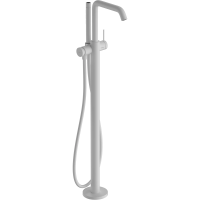 Смеситель для ванны напольный Hansgrohe Tecturis S 73440700 белый матовый