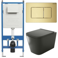 Комплект унитаза с инсталляцией Grossman Classic 97.4441BMS.04.32M с клавишей смыва