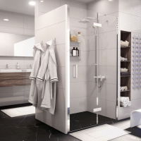 Душевая дверь (120х200) WasserKRAFT Aller 10H05RWHITE