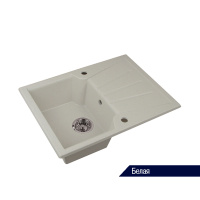 Кухонная мойка Aquaton Монца 1A716032MC080 белый