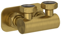 Модуль 2х3/4" угловой EU50 Состаренная Латунь 051-1538-3434