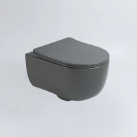 Унитаз подвесной Vincea Evo VT1-34SMA безободковый, антрацит