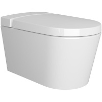 Подвесной безободковый унитаз c функцией биде Vitra Nest 5176B003-6233
