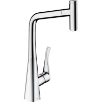 Смеситель для кухни Hansgrohe Metris Select M71 14786000, хром
