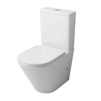 Унитаз напольный безободковый Grossman  GR-4449S с сиденьем микролифт