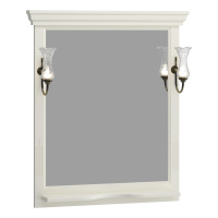 Зеркало Opadiris Риспекто 85 00-00007062  слоновая кость, с выключателем, без светильника