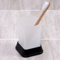 Стакан для зубных щеток WasserKRAFT Amper K-5428BLACK