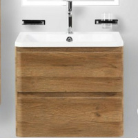 База под раковину BelBagno ALBANO-600-2C-SO-RR подвесная Rovere Rustico