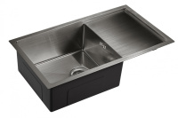 Кухонная мойка (70х40) EMAR EMB-124 PVD Nano Dark