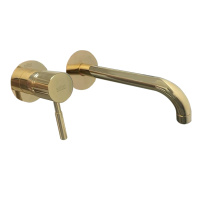 Смеситель для раковины Webert Rimini RI830606010, золото Смеситель для раковины Webert Rimini RI830606010, золото