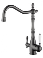 Смеситель для кухни c подключением фильтра WONZON & WOGHAND, темный графит WW-88458006-BGM Смеситель для кухни c подключением фильтра WONZON & WOGHAND, темный графит WW-88458006-BGM