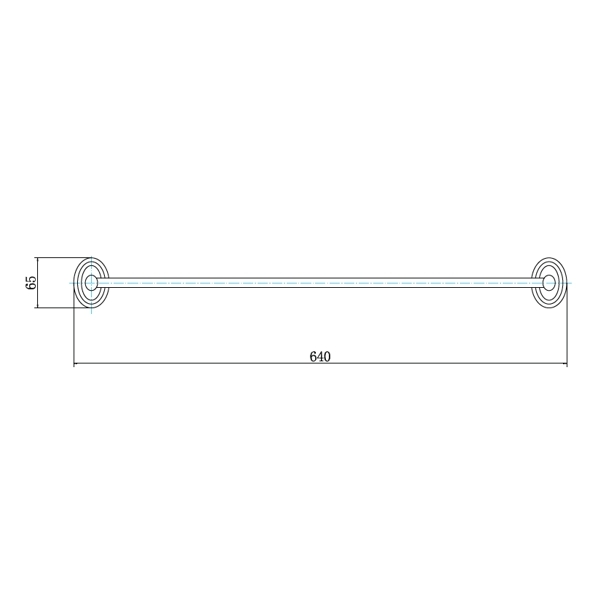 Полотенцедержатель одинарный FASHUN A1501