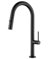 Смеситель для кухни Kaiser Merkur 26466-2, черный матовый