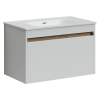 Тумба под раковину Sancos  Smart SM80W белый глянец