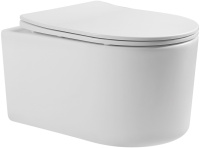 Подвесной безободковый унитаз Aquatek Мия  AQ2004-00 микролифт