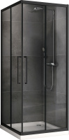 Душевой уголок (100х100) ABBER Schwarzer Diamant AG02100BH черный