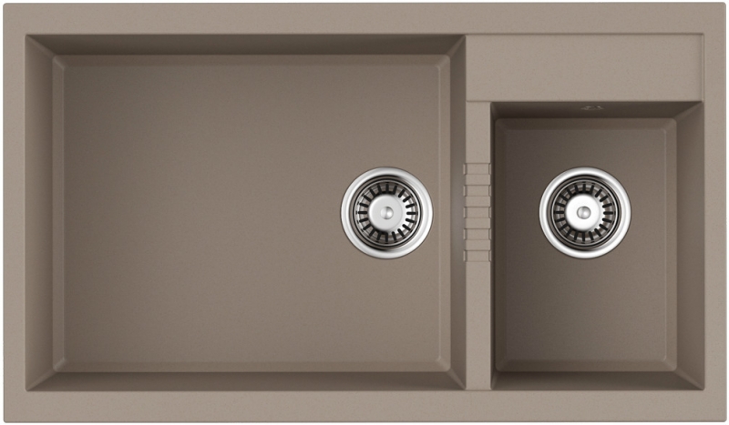 Мойка для кухни Omoikiri Tedori 86-2-LB-SA 4993934