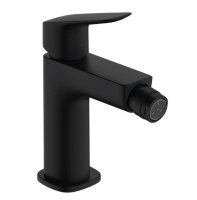 Смеситель для биде с донным клапаном Hansgrohe Logis Fine 71201670 черный матовый