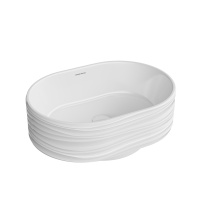 Раковина накладная (53х38) Kerama Marazzi Artbasin SA.wb.50\WHT