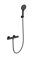 Смеситель для душа с термостатом WONZON & WOGHAND INN1, черный матовый WW-B3013-A-MB