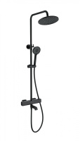 Душевая система с термостатом WONZON & WOGHAND STAY 4, черный матовый WW-A3007-T1-MB Душевая система с термостатом WONZON & WOGHAND STAY 4, черный матовый WW-A3007-T1-MB