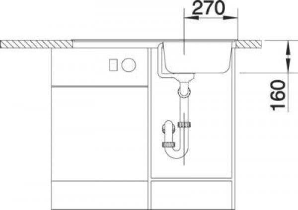 Кухонная мойка Blanco Tipo 45 S 511942