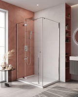 Душевой уголок (120х90) CEZARES LINER LINER-AH-1-120/90-C-Cr-L