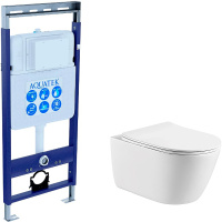 Комплект унитаза с инсталляцией Aquatek SET ОБЕРОН Easy Fix