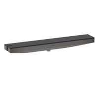 Подключение для душевого шланга с держателем Hansgrohe Rainfinity Porter 500 26843340 шлифованный черный хром