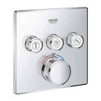 Термостат для ванны с душем 3 источника Grohe Grohtherm SmartControl 29126 000 (29126000) хром Термостат для ванны с душем 3 источника Grohe Grohtherm SmartControl 29126 000 (29126000) хром