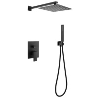 Душевой комплект ABBER Daheim AF8219B скрытого монтажа без излива, черная матовая