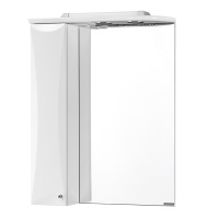 Зеркальный шкаф Aquaton Джимми 57 левый белый 1A034002DJ01L