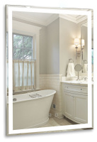 Зеркало (60х80) Silver Mirrors  Рига-VOICE LED-00002614