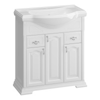 Тумба под раковину Opadiris Риспекто 80 00-00006024 белый матовый (без раковины)