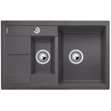 Мойка кухонная Blanco Metra 6S Compact Silgranit PuraDur (темная скала), 518876