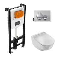 Комплект унитаза с инсталляции Jacob Delafon Odeon Rive Gauche E21745RU-00