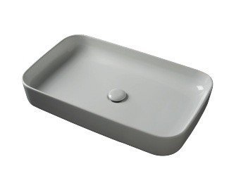 Раковина накладная (70х43) Kerasan Tribeca 460230 белый матовый