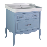 Тумба под раковину ASB-Woodline   Модерн 85 11247 (голубой)