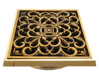 Решетка BRONZE DE LUXE "Узоры" для трапа 21962