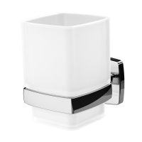 Стеклянный стакан с настенным держателем Am.Pm Gem A9034300 Стеклянный стакан с настенным держателем Am.Pm Gem A9034300