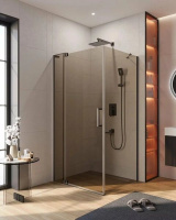 Душевой уголок (100х90) CEZARES SLIDER SLIDER-AH-1-90-100/110-BR-GM