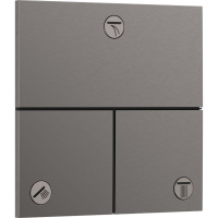 Переключатель потоков на 3 положения Hansgrohe ShowerSelect Comfort Е 15573340 шлифованный черный хром