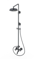 Душевая система WONZON & WOGHAND RETRO, темный графит WW-88739020-BGM
