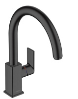 Смеситель для кухонной мойки Hansgrohe Vernis Shape M35 71871670, матовый черный